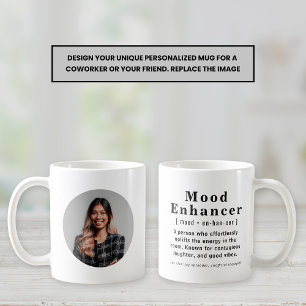 Mood Enhancer Personalised Photo Office Gift Tea Coffee Mug