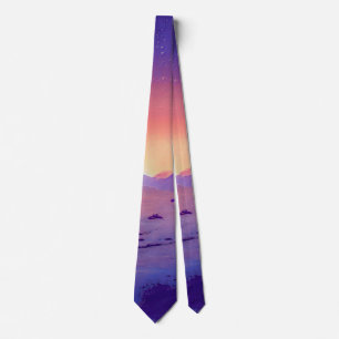 Mood Landscapes 70 Sunset Twilight Neck Tie