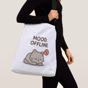 Mood: Offline – Funny Cartoon Offline Design Crossbody Bag