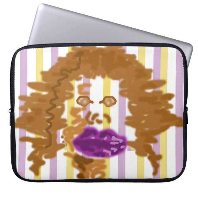 Mood T-Shirt Laptop Sleeve (Front)