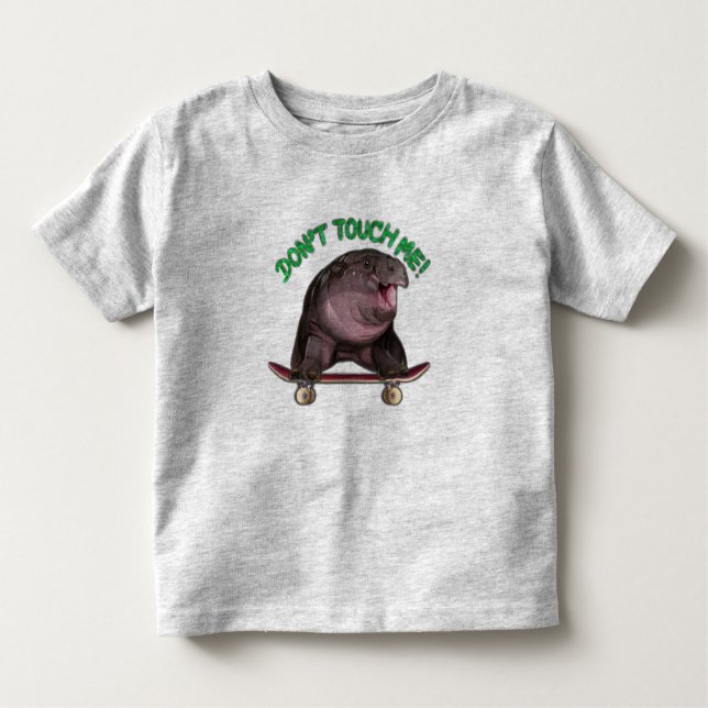 Moodeng hippo  toddler T-Shirt (Front)