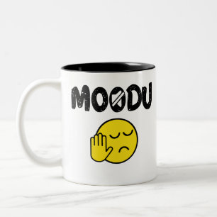 Moodu Tamil Shutup funny quote Two-Tone Coffee Mug
