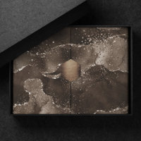 Moody Agate | Coffee Brown Golden Bronze Taupe