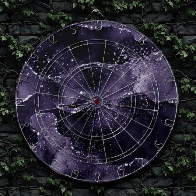 Moody Agate | Midnight Indigo Deep Purple Glam Dartboard (Creator Uploaded)