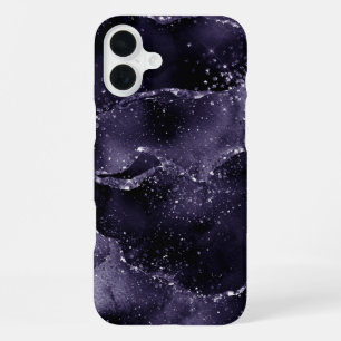 Moody Agate   Midnight Indigo Deep Purple Glam iPhone 16 Plus Case