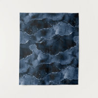 Moody Agate | Navy Denim Steel Blue Photo Backdrop