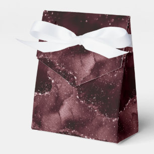 Moody Agate Wine Bordeaux Sangria Merlot Maroon Favour Box