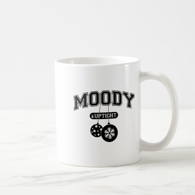Moody And Uptight Merry And Xmas Bright Matching C Coffee Mug (Right)