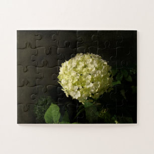 Moody Annabelle Hydrangea Jigsaw Puzzle