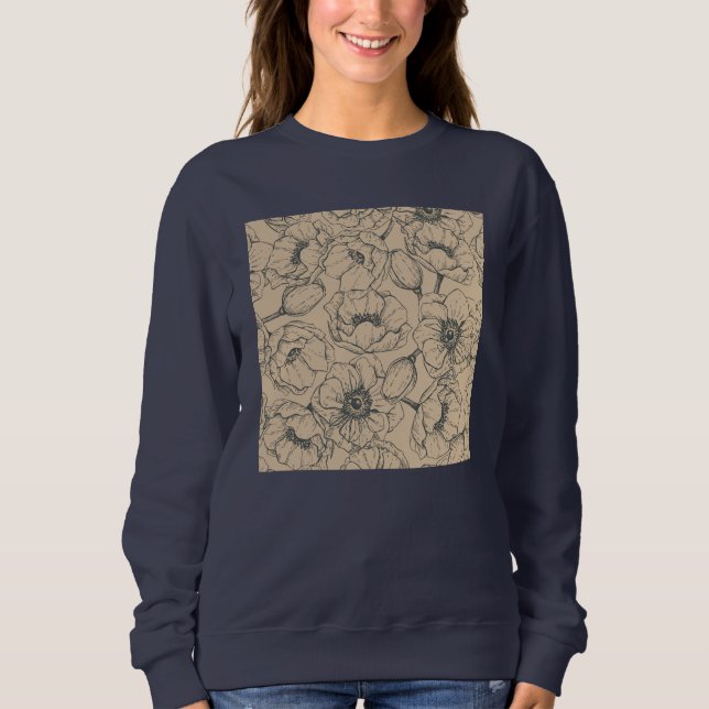 Moody Blooms Sweatshirt (Front)