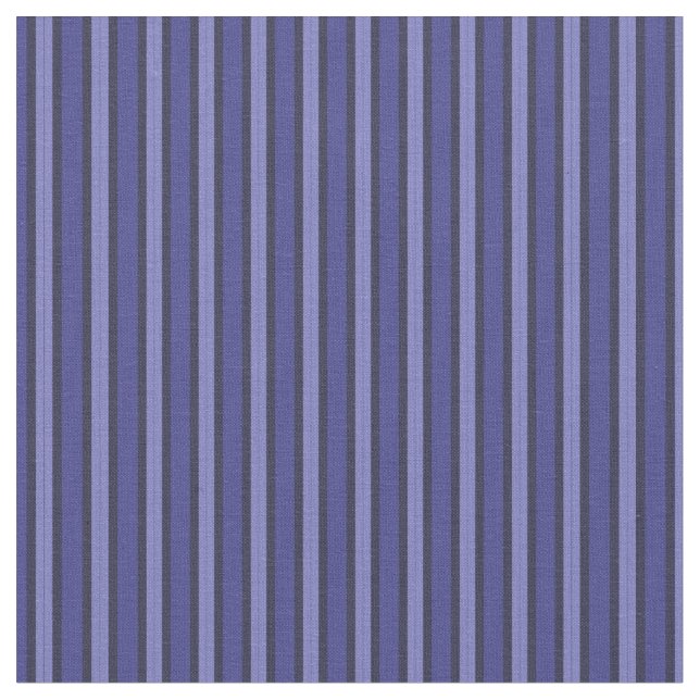 Moody Blue and Blueberry Stripes Fabric (Close Up)