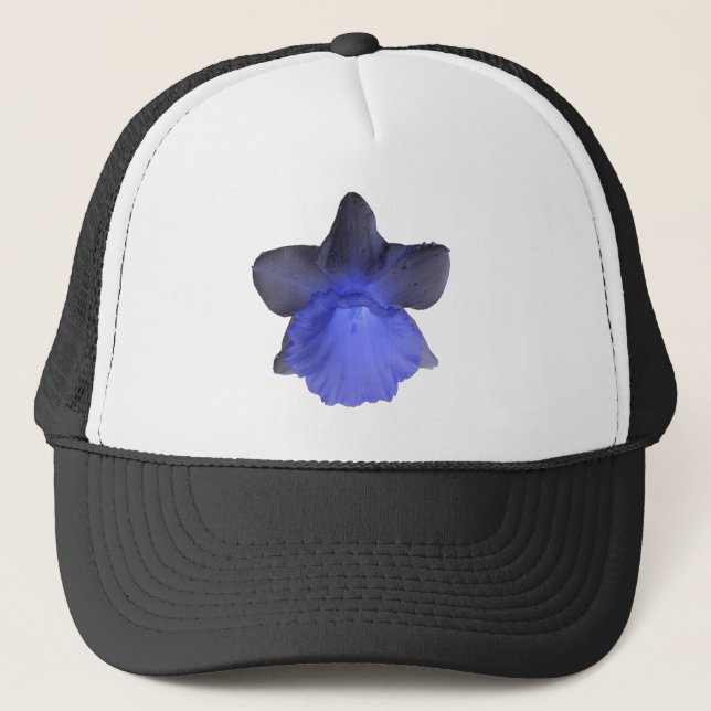 Moody Blue Dripping Daffodil Hat (Front)