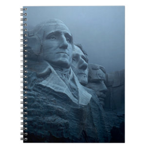 Moody Blue Mount Rushmore Notebook