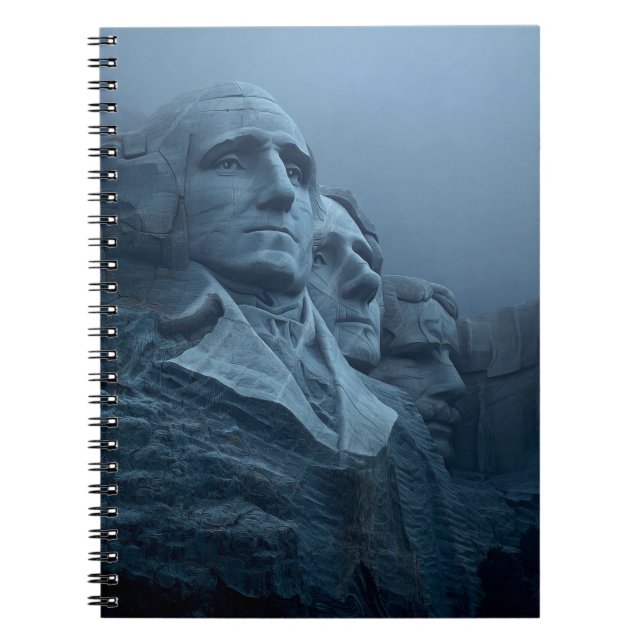 Moody Blue Mount Rushmore Notebook (Front)