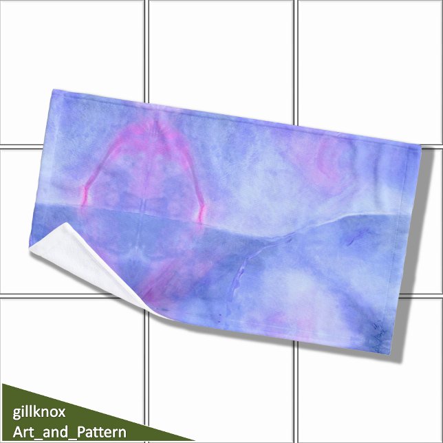 Moody Blues Soft Abstract  Hand Towel (Creator Uploaded)