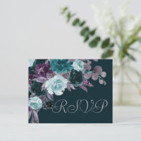 Moody Boho | Deep Teal Turquoise Purple Response