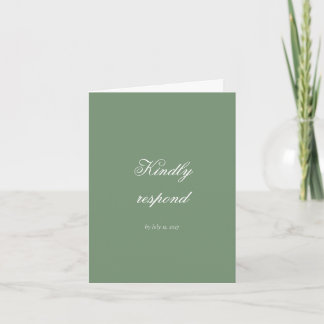 Moody Botanical RSVP / Response Card