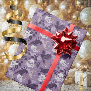 Moody Colour Halloween Pattern Wrapping Paper Roll