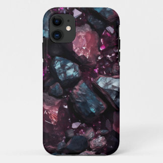 Moody Dark Floral iPhone Case | Aesthetic Purple P
