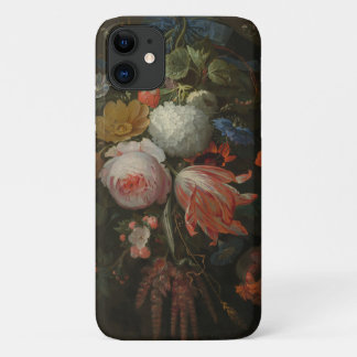 Moody Dark Floral Vintage Art iPhone / iPad case