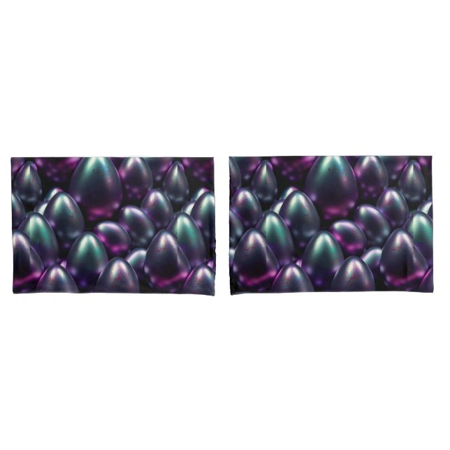 Moody Easter Eggs Pillowcase (Front-Set)