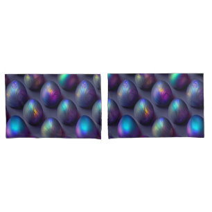 Moody Easter Eggs Pillowcase