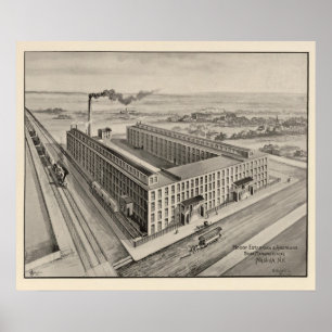 Moody Estabrook & Andersons Shoe Manufacturers Poster