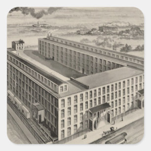 Moody Estabrook & Andersons Shoe Manufacturers Square Sticker