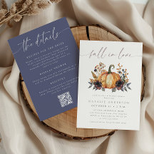 Moody Fall Floral All in One Bridal Shower