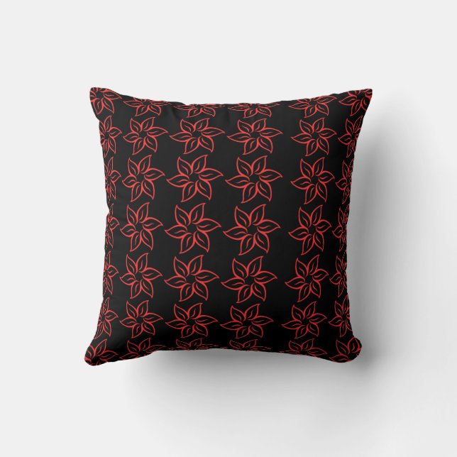 Moody Floral Dreamscape Cushion (Back)