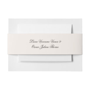 Moody Floral Dutch Masters Art Belly Band Invitation Belly Band