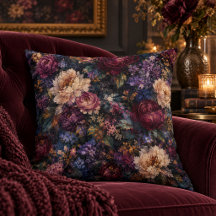 Moody gothic Impressionist Floral Garden home