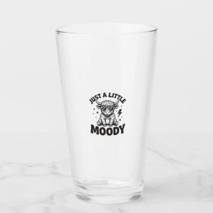 Moody Highland Cow Vintage Engraving Shirt Design_ Glass