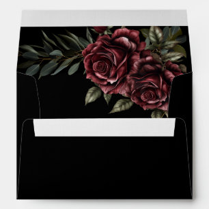 Moody Luxury Envelope with floral liner