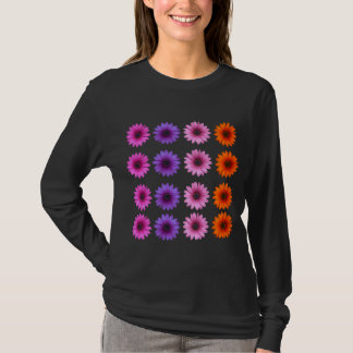 Moody Modern Winter Botanical Christmas Purple S T-Shirt