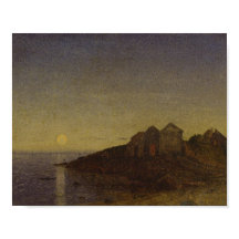 Moody Moonlit Bay Art