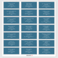 Moody Ocean Wedding Guest Address