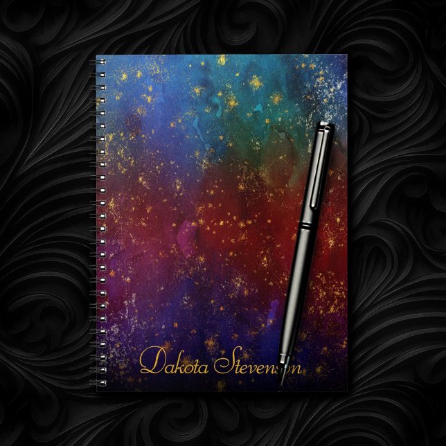 Moody Ombre | Psychedelic Grunge Stardust Branding Notebook (Creator Uploaded)
