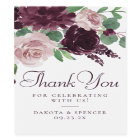 Moody Passions | Dramatic Purple Wine Thank You