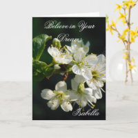 Moody Plum Blossom | Dark Botanical Art Floral