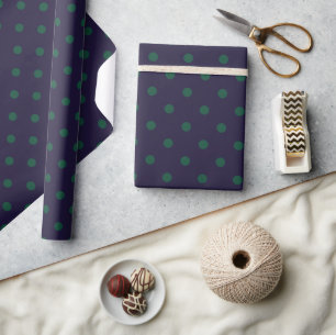 Moody Polka Dots (Large) Wrapping Paper
