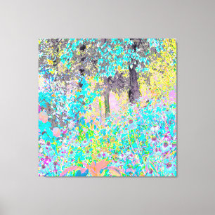 Moody Purple Morning Sunrise in My Rubio Garden Canvas Print