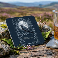 Moody Raven Floral Dark Academic Birthday