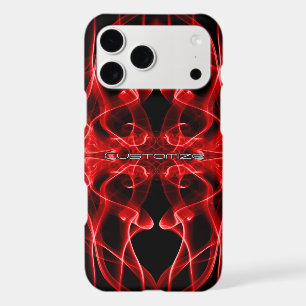 Moody Red Smoke Custom Abstract Art