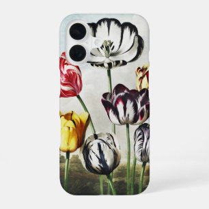 Moody Regency Style Multi-Colour Tulips iPhone 16 Case