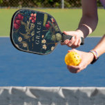 Moody Romantic Navy Blue Floral Pickleball Paddle<br><div class="desc">A beautifully designed custom Moody Romantic Navy Blue Floral pickleball paddle makes for an exceptional gift, whether you're treating yourself or surprising someone special. Perfect for pickleball enthusiasts of all levels, this paddle combines functionality with style, offering a high-quality performance tool that's as visually striking as it is practical. The...</div>