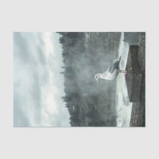 Moody Seagull Decoupage Paper