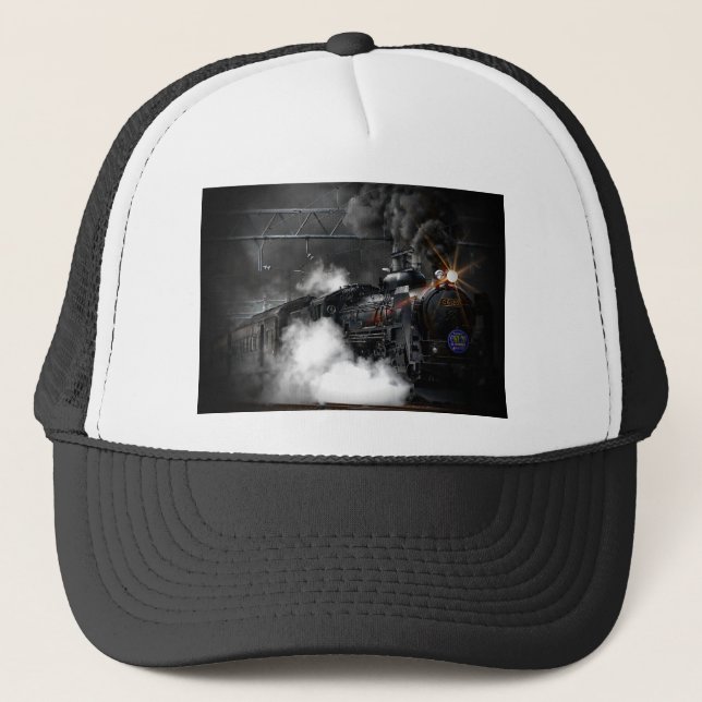 Moody Steam Train Trucker Hat (Front)
