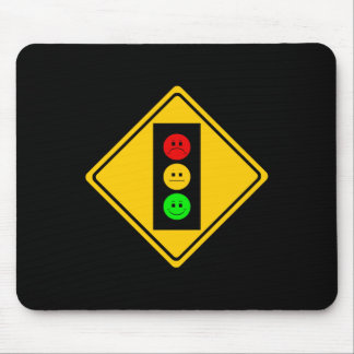 Moody Stoplight Ahead Mouse Pad