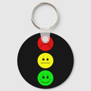 Moody Stoplight Key Ring